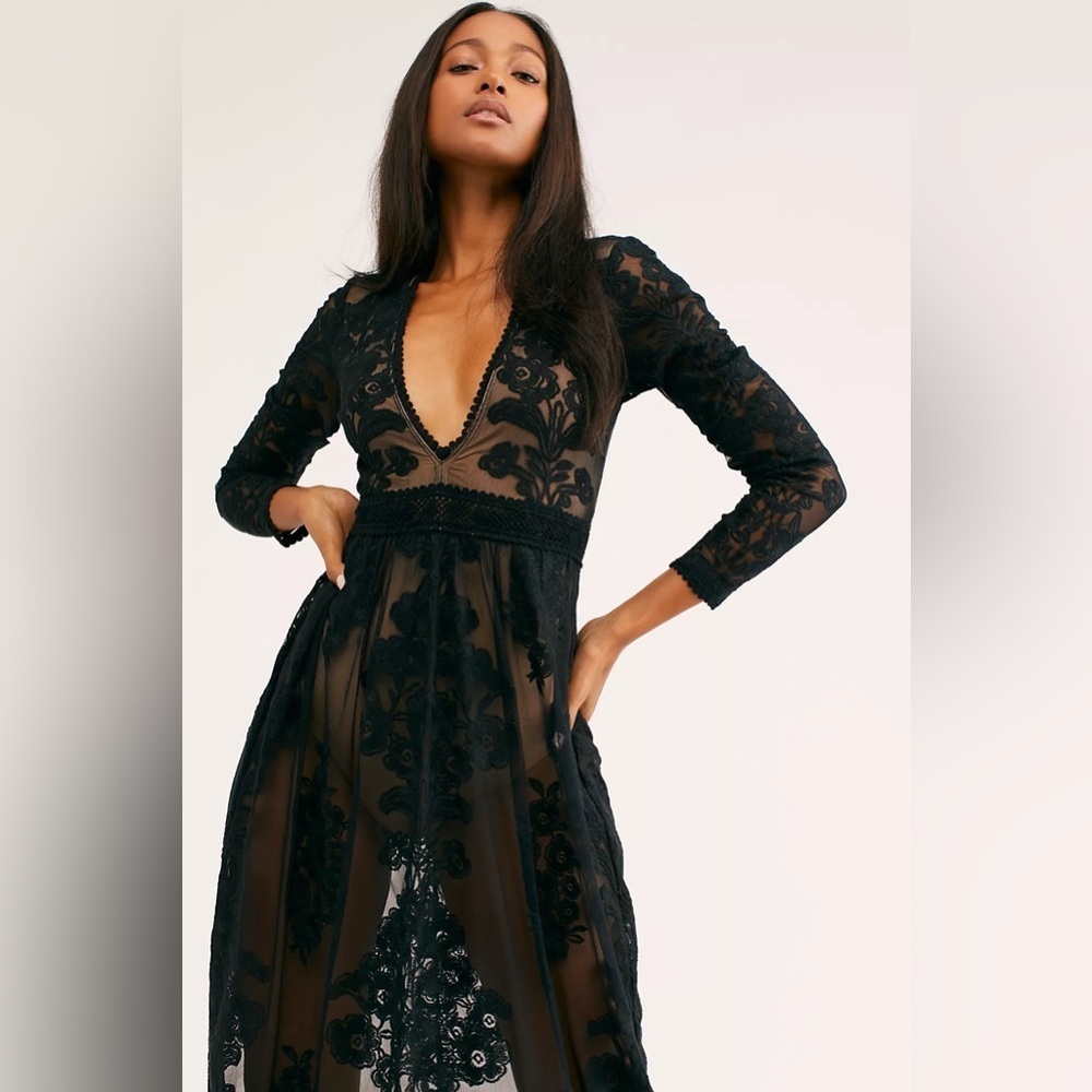NWT For Love & Lemons Temecula Maxi Dress - Picture 2 of 3